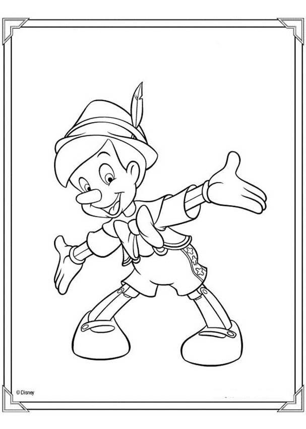 Pinocchio coloring pages