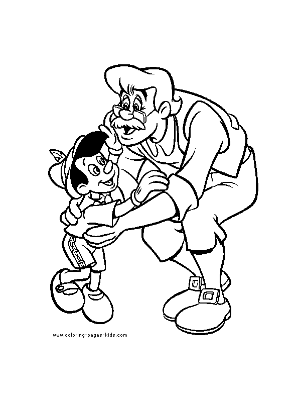 Pinocchio coloring pages