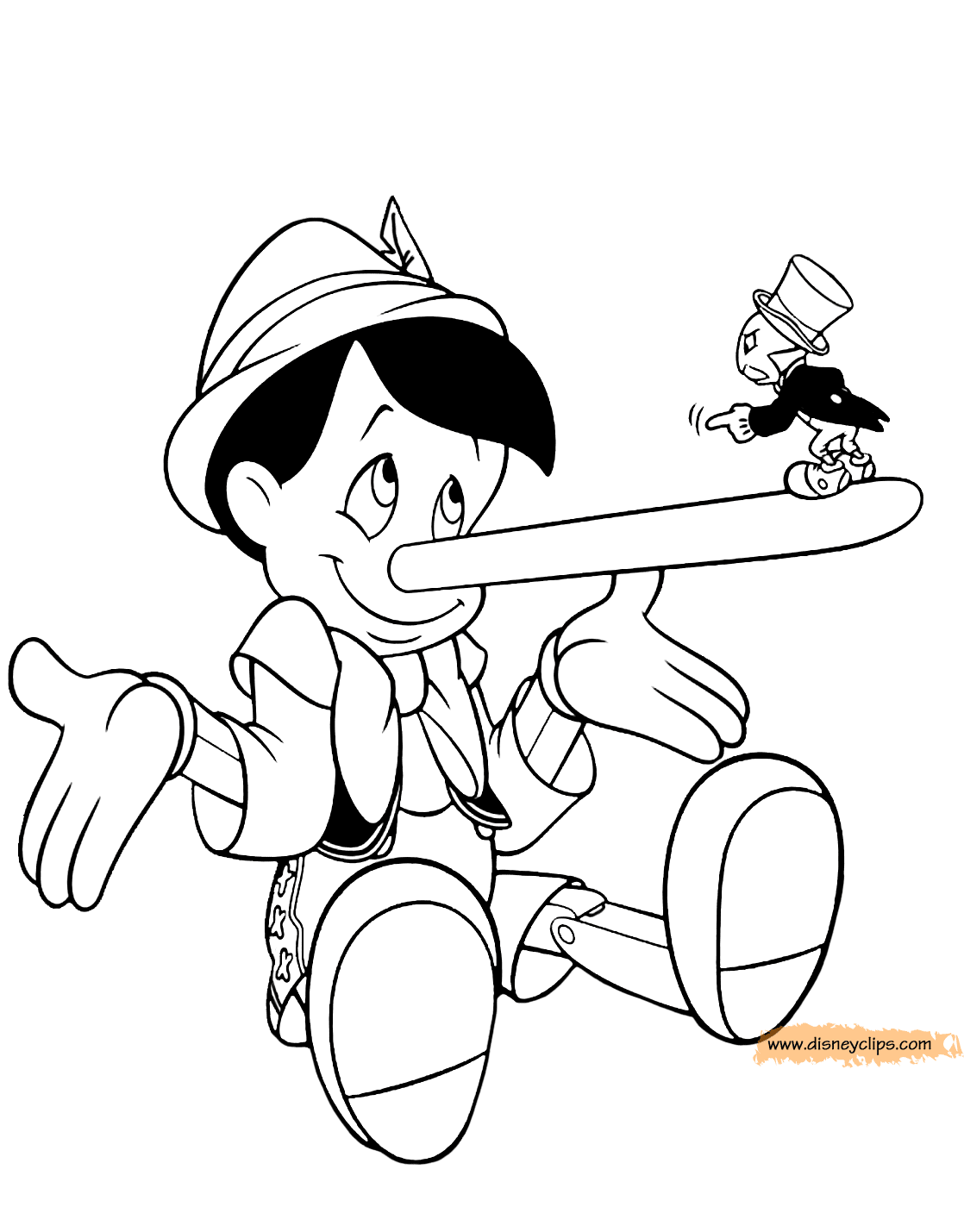 Pinocchio coloring pages