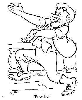 Pinocchio coloring pages