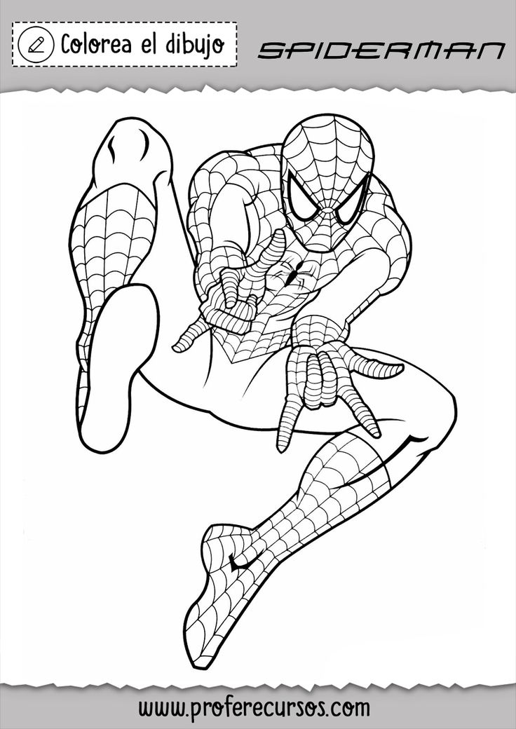 Dibujos de spiderman para colorear y pintar coloring pag spiderman coloring avengers coloring pag
