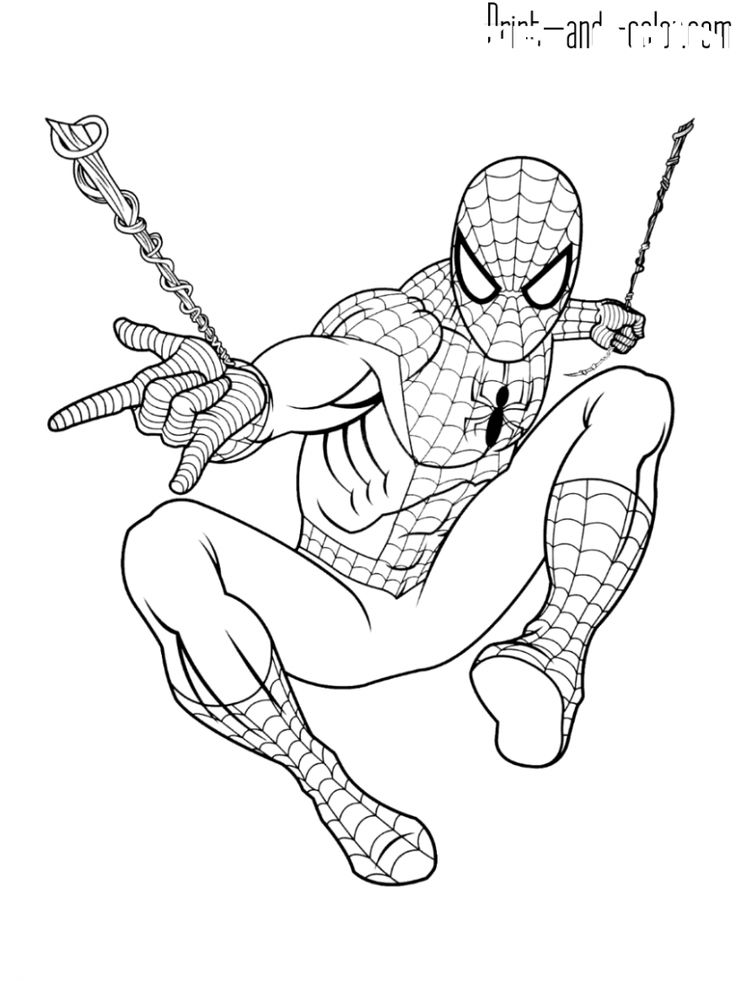 Colouring page spiderman superhero coloring pag avengers coloring pag superhero coloring