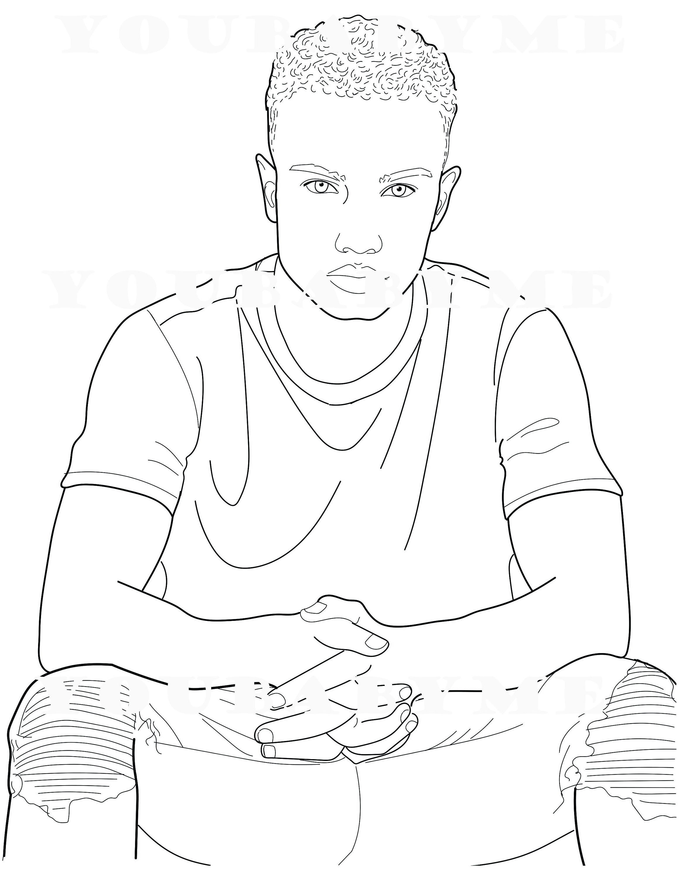 Young man in focus coloring page black man coloring page coloring page african american coloring page color sheet