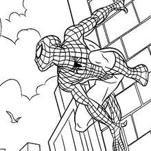 Spiderman transformation coloring pages