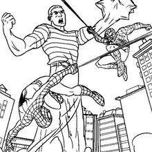 Fight action coloring pages