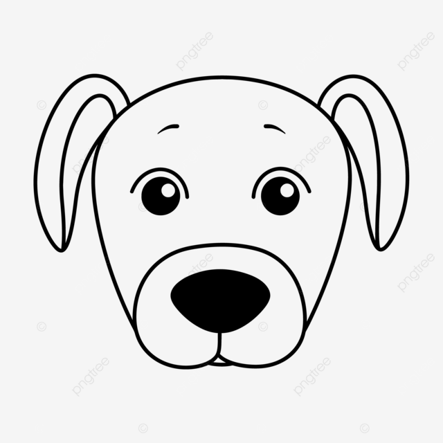 Dibujo de cara perro para colorear pãgina vector clipart contorno boceto png dibujos dibujo de perro dibujo de ala dibujo de labios png y vector para dcargar gratis