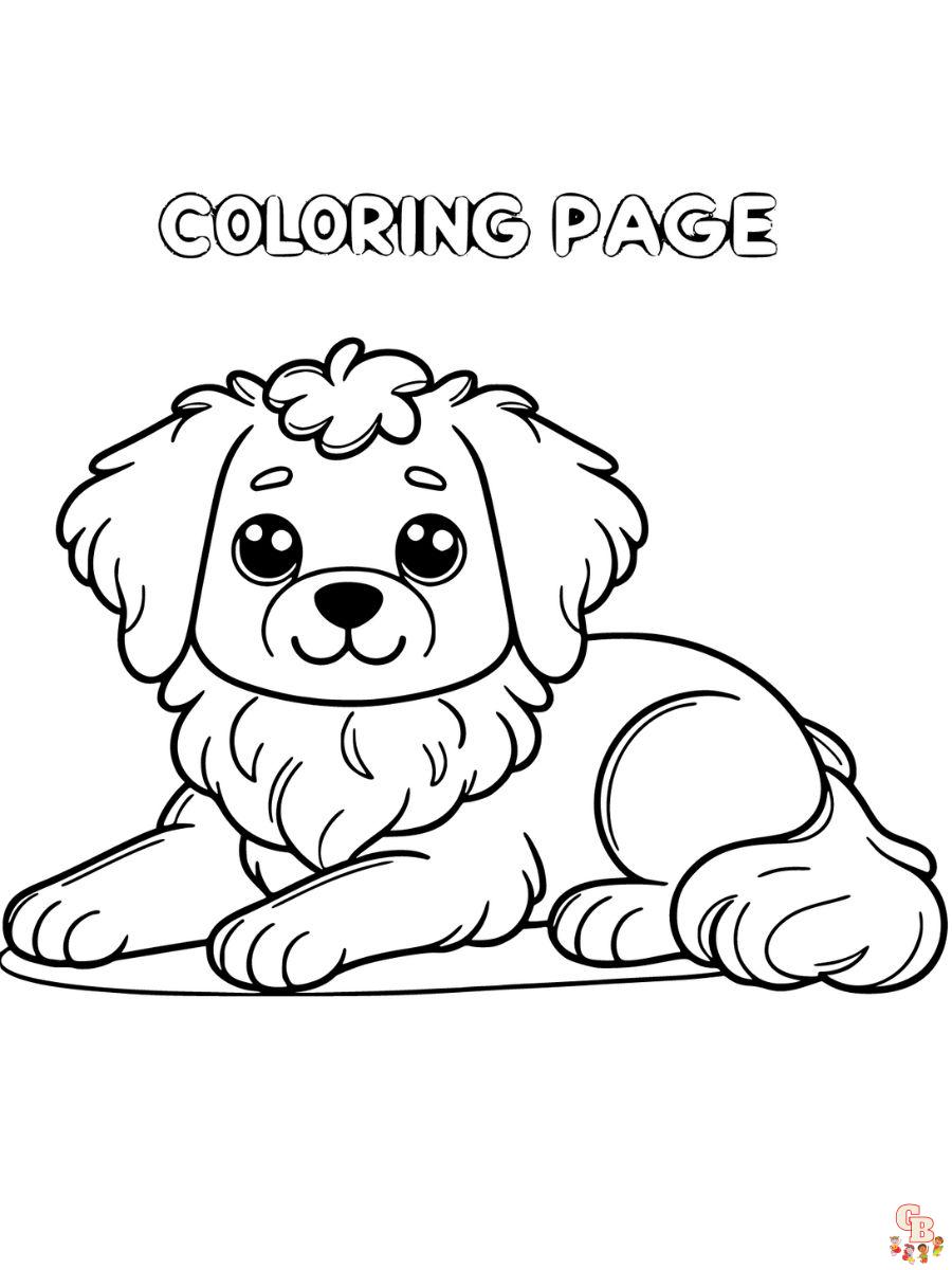 Perros dibujos para colorear to print