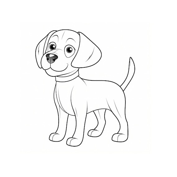 Dibujos para colorear perros para niãos ausmalseiten hunde fãr kinder