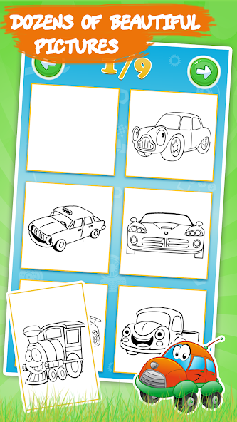 Cars coloring book mod apk v unlocked