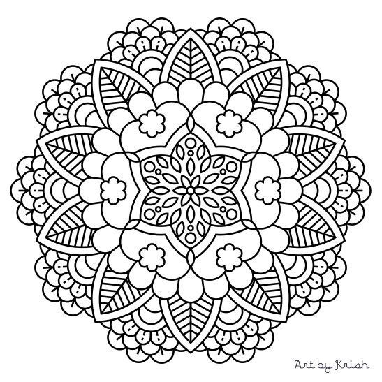 Printable intricate mandala coloring pages instant download pdf mandala doodling page adult â coloring pages mandala coloring pages owl coloring pages
