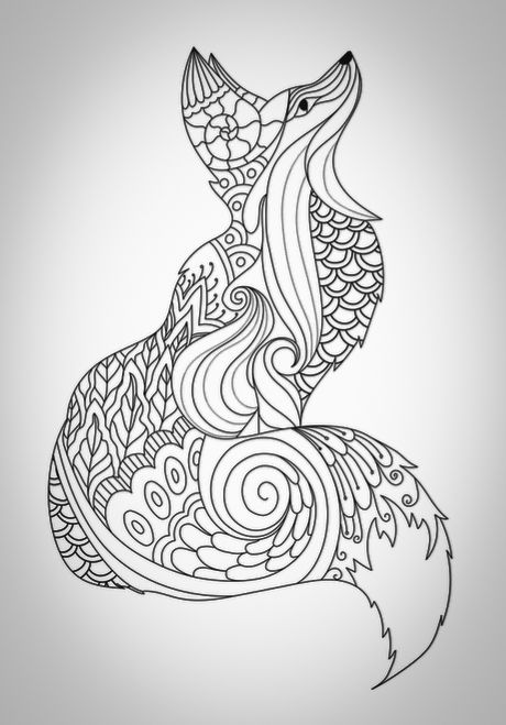 Fox coloring page super coloring pages coloring pages