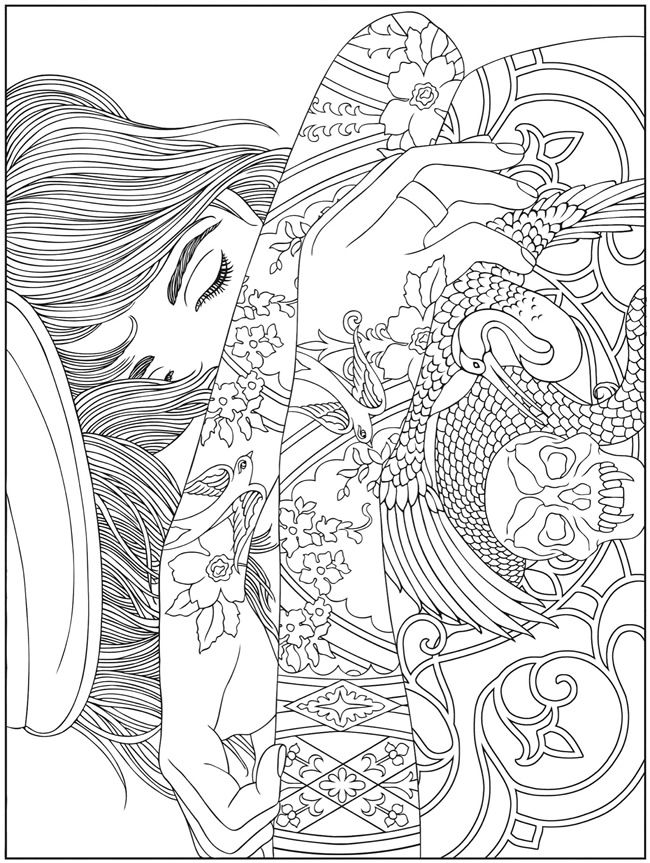 Wele to dover publications abstract coloring pages printable adult coloring printable adult coloring pages