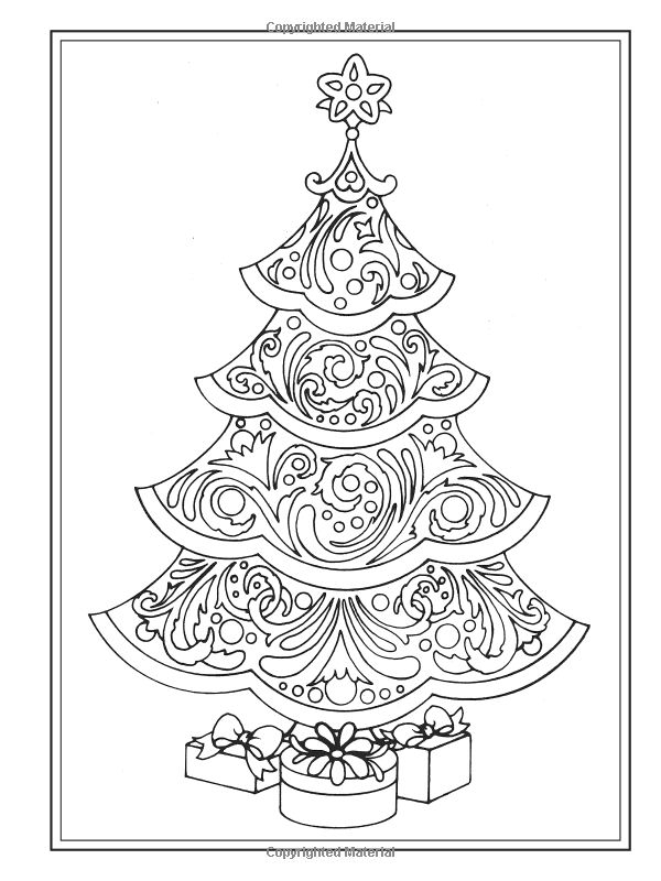 Creative haven christmas trees coloring book adult coloring books christmas christmas tree coloring page christmas coloring books christmas colors