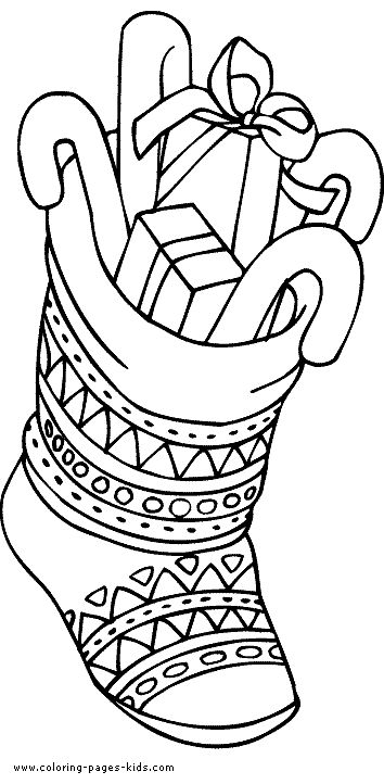 Christmas coloring sheet