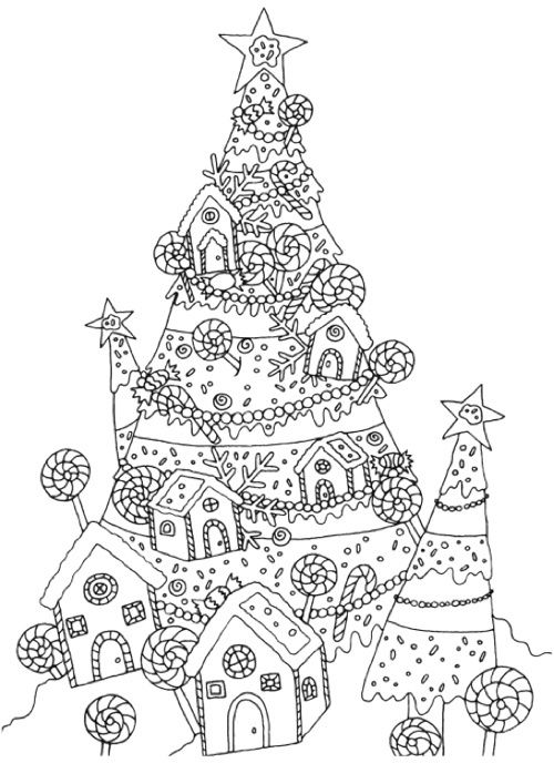 Christmas coloring books to set the holiday mood christmas tree coloring page christmas coloring books tree coloring page