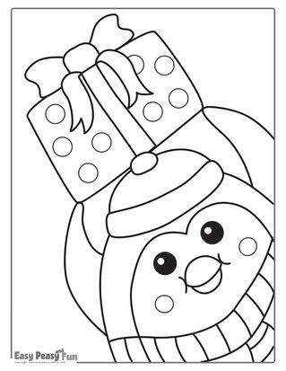 Printable christmas coloring pages