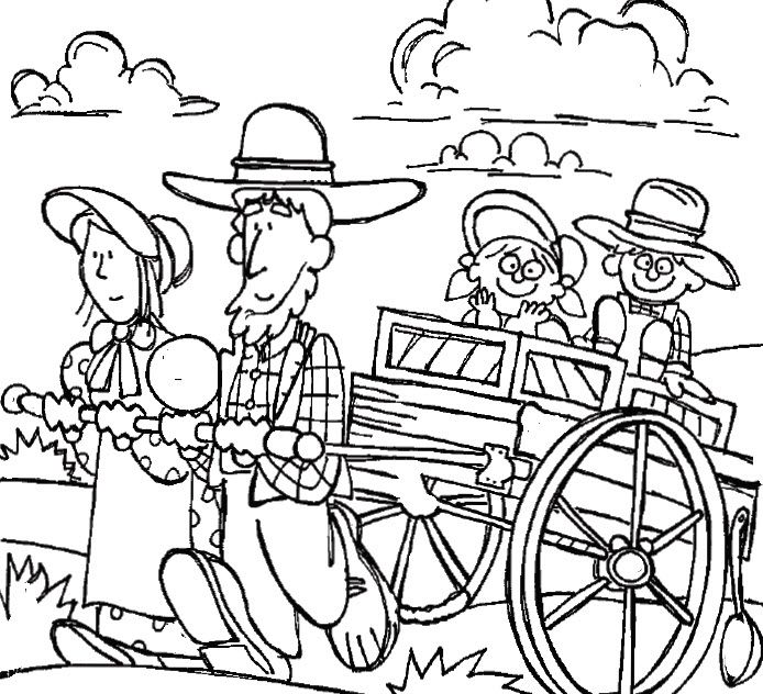 Family coloring pages coloring pages pioneer families