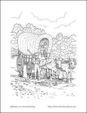 Print pioneer life activities for your classroom coloring pages pioneer life pioneer day