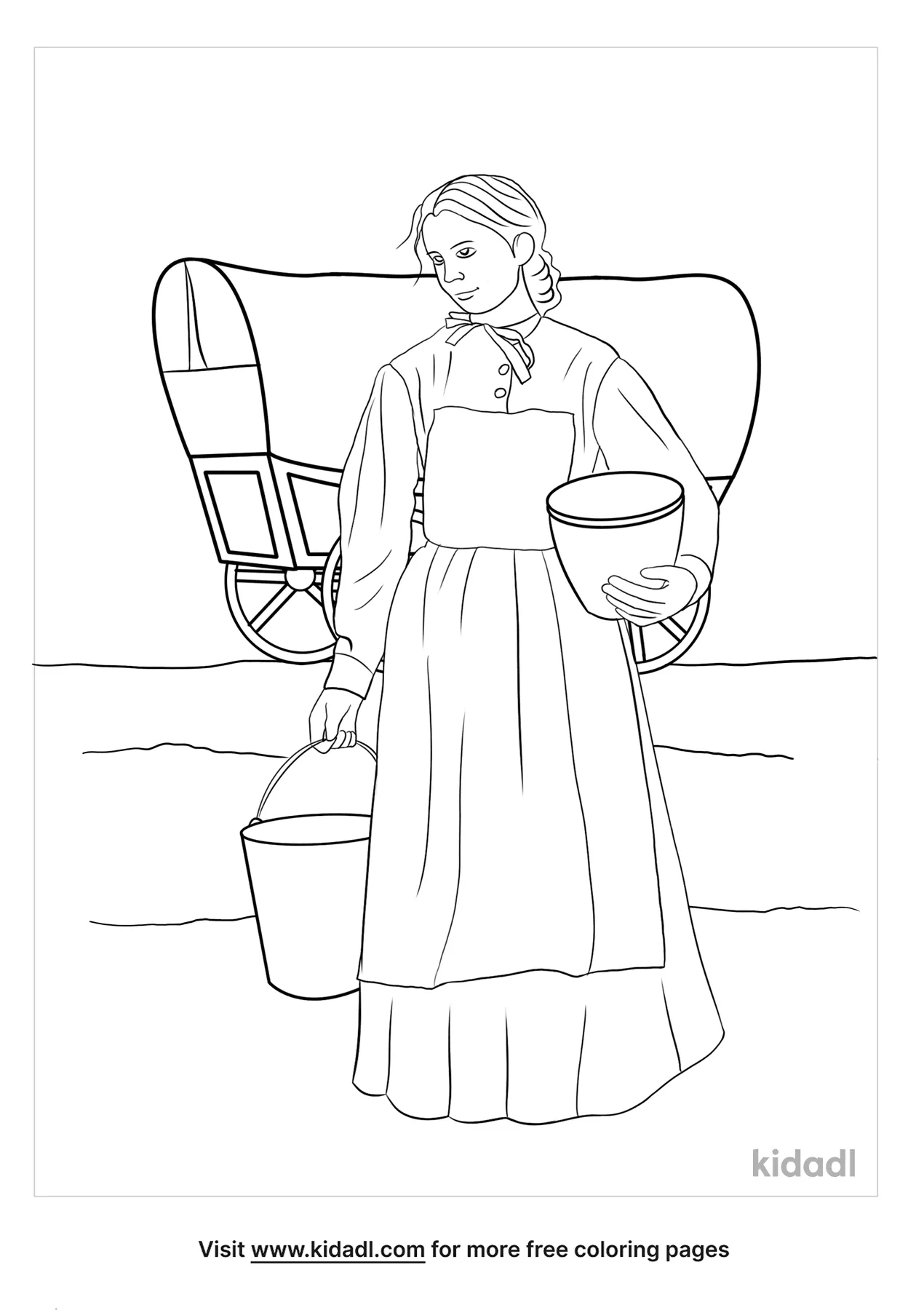 Free s pioneer coloring page coloring page printables