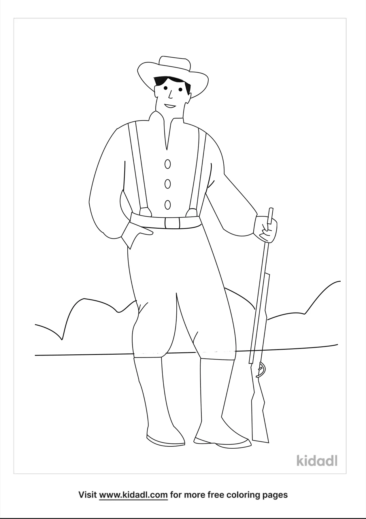 Free pioneer coloring page coloring page printables