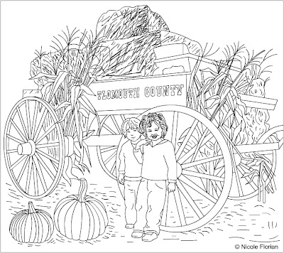 Nicoles free coloring pages after harvest autumn coloring page