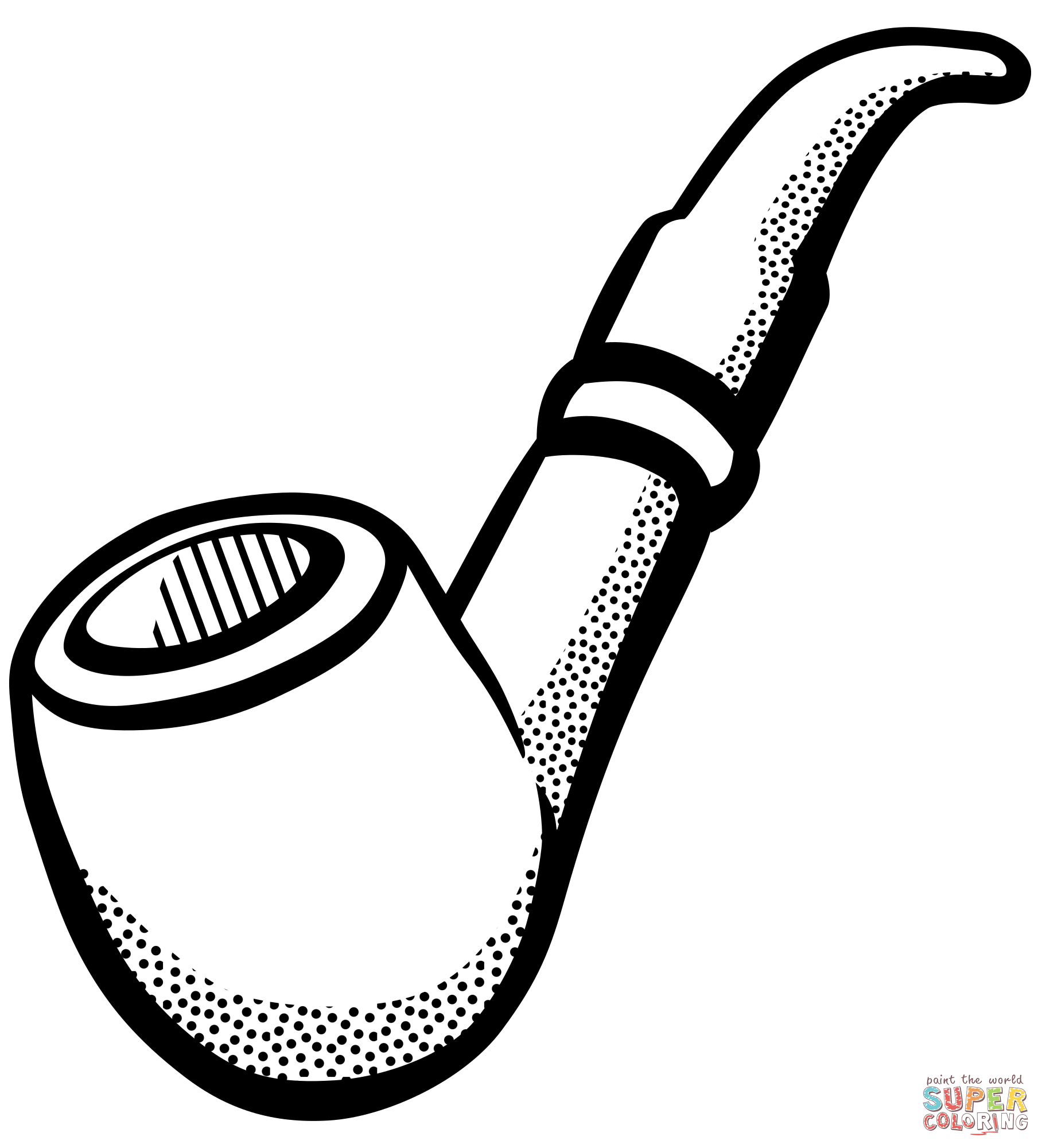 Pipe coloring page free printable coloring pages