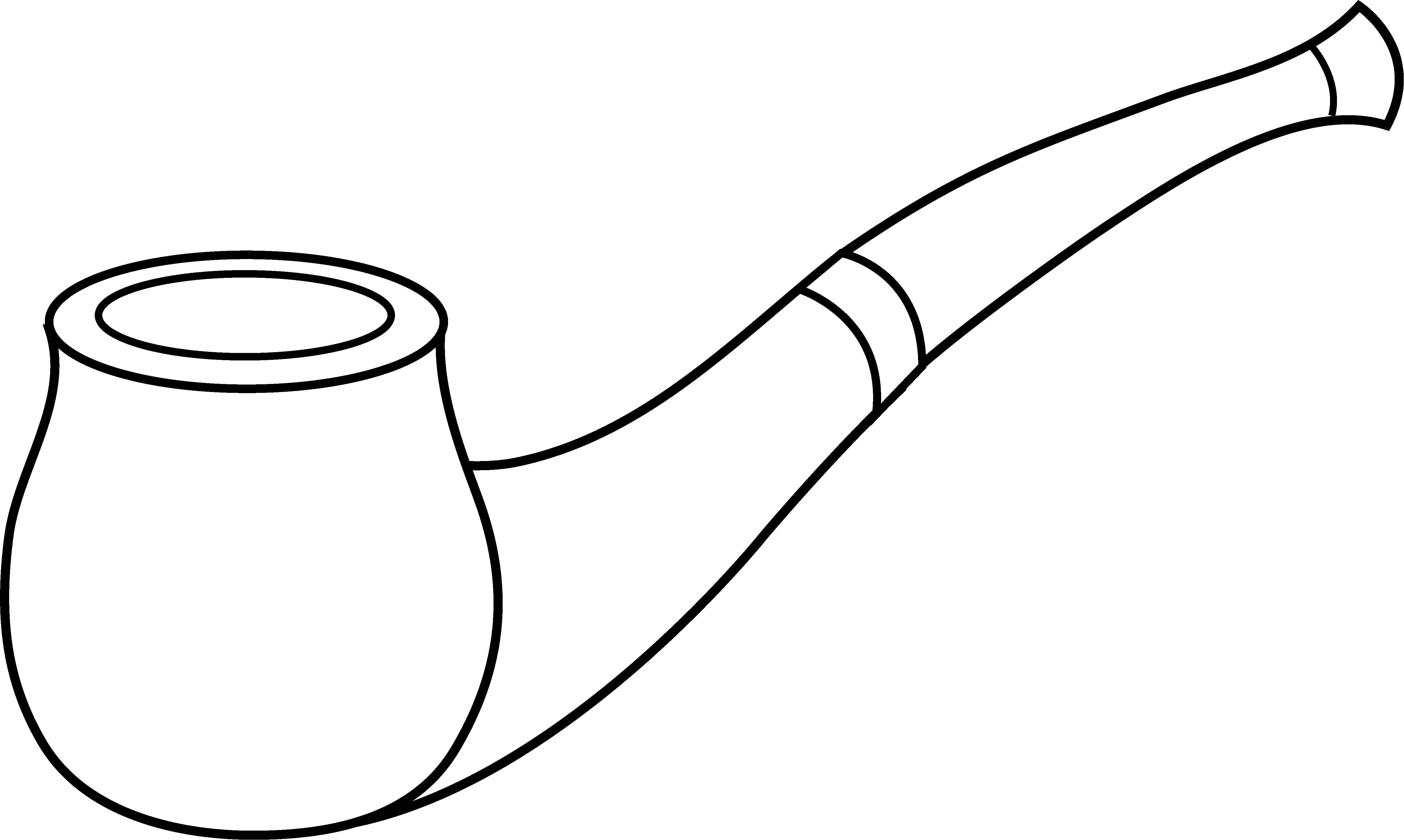 Smoking pipe clip t black and white clip t coloring pages black and white sketches