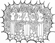 Pipes doodle coloring page free printable coloring pages