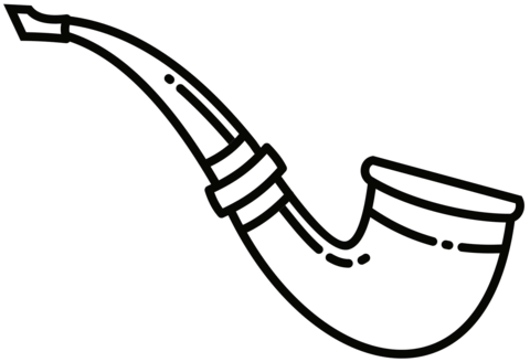 Smoking pipe coloring page free printable coloring pages