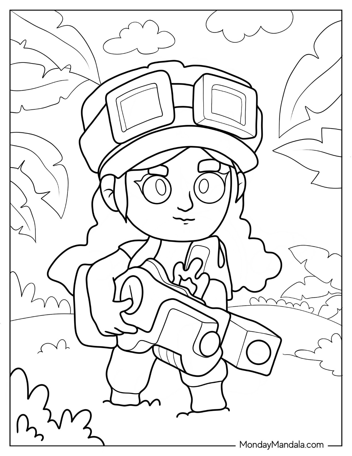 Brawl stars coloring pages free pdf printables