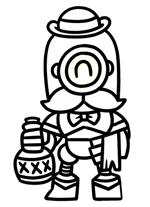 Coloring pages brawl stars