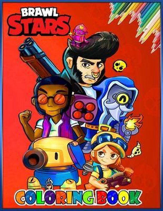 Brawl stars coloring book a wonderful brawl stars coloring book for those who love