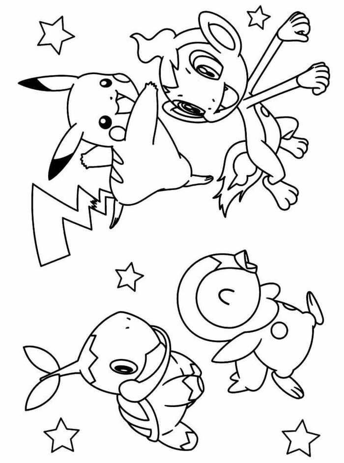 Pokemon coloring pages pdf