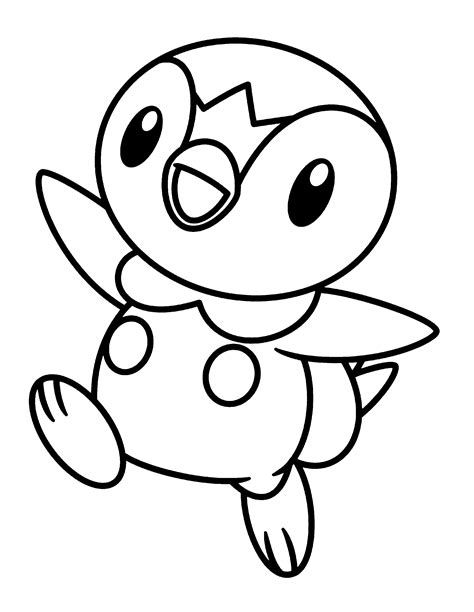 Piplup coloring page at jennaviola in pokemon coloring pages cartoon coloring pages pokemon coloring