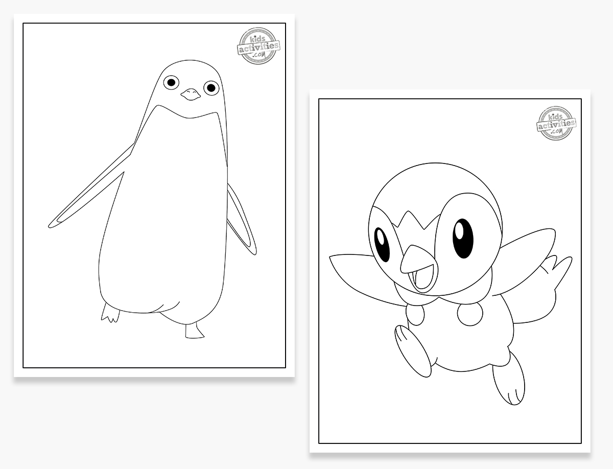 Cutest anime penguin coloring pages kids activities blog