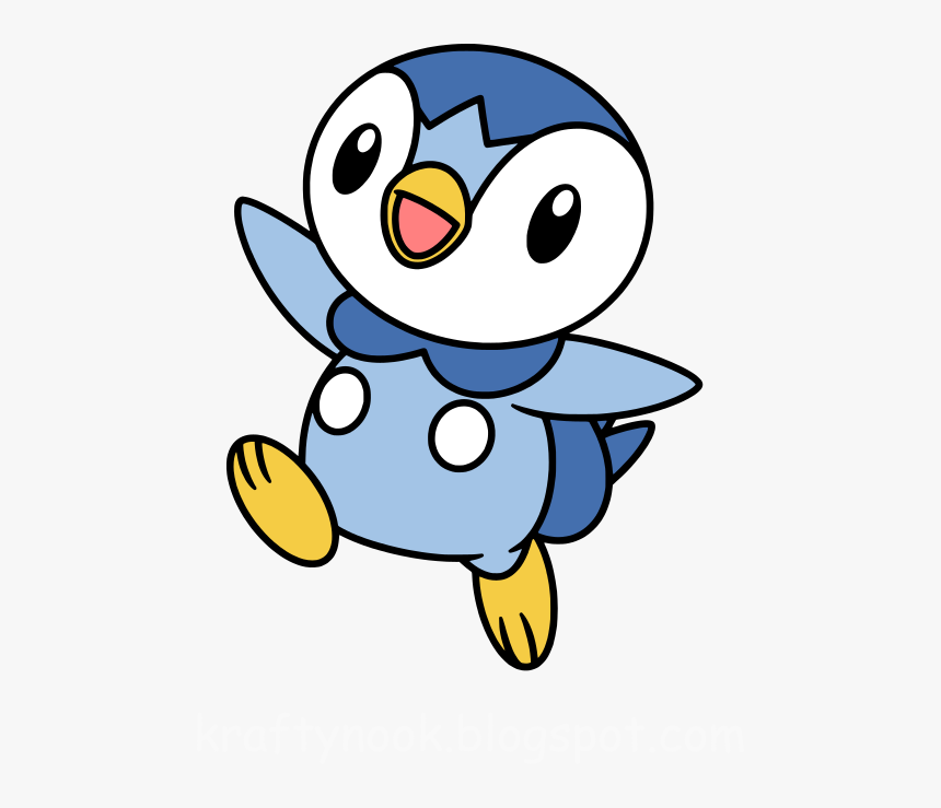 Pokemon coloring pages piplup clipart png download