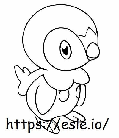 Piplup coloring page