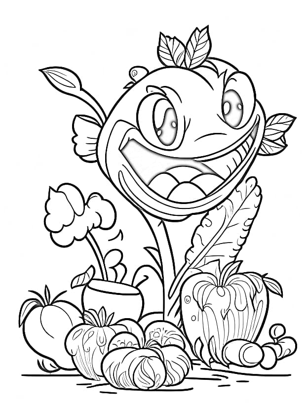 Piranha plant coloring pages free printables