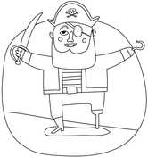 Pirates coloring pages free coloring pages