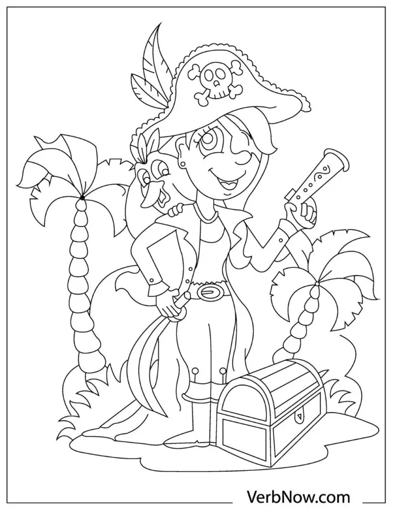 Free pirates coloring pages for download printable pdf