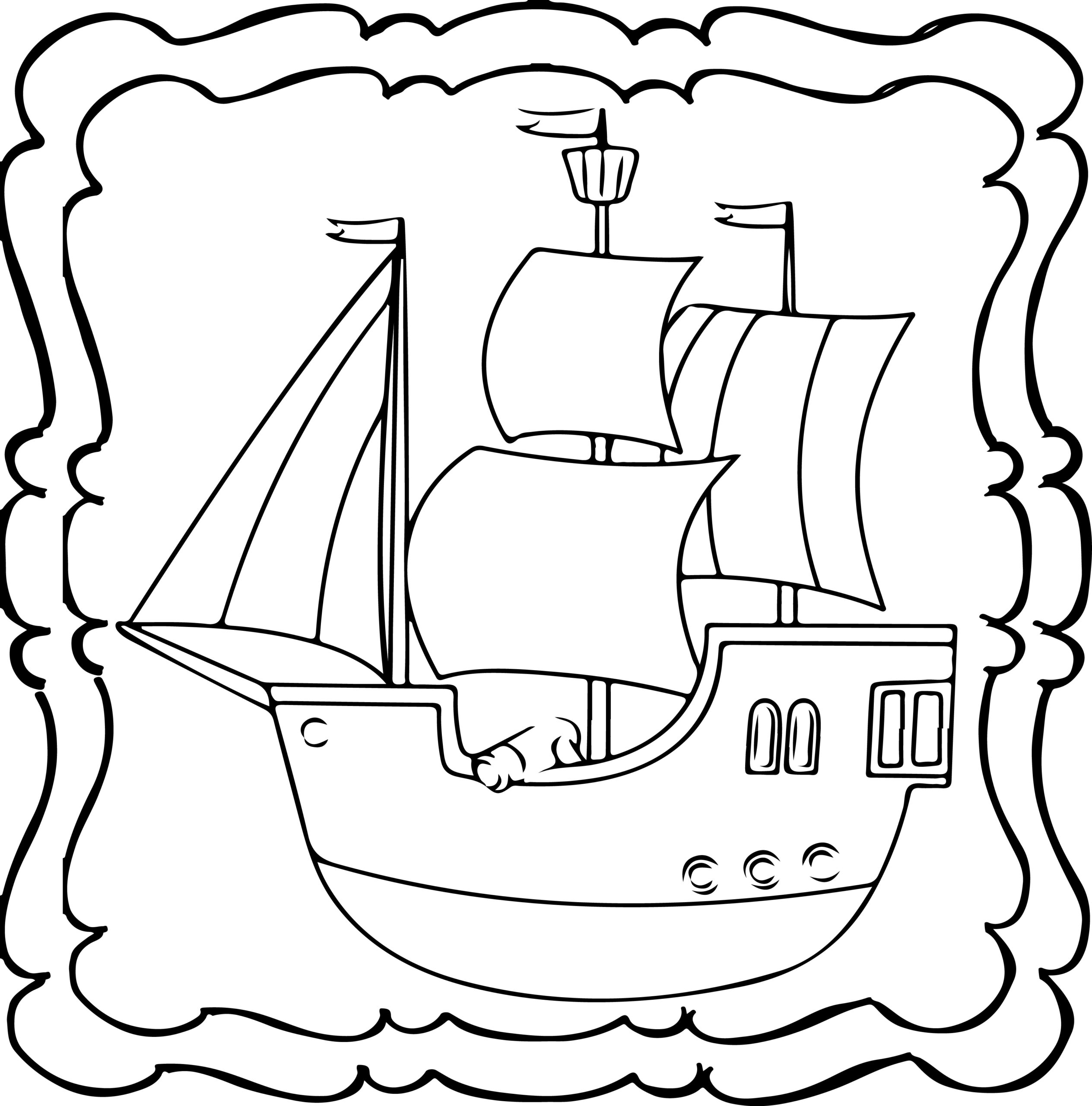 Ship coloring book easy and fun boat coloring book for kids made by teachers