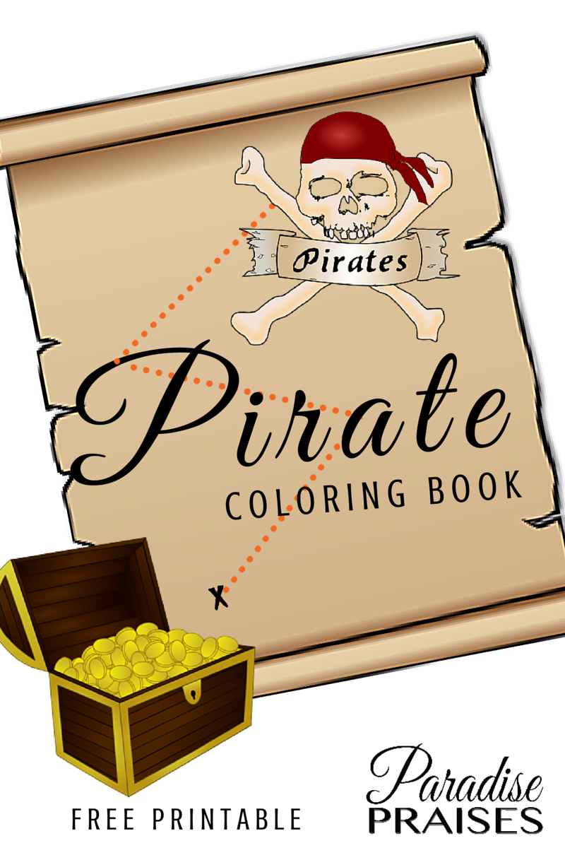 Free pirate coloring book