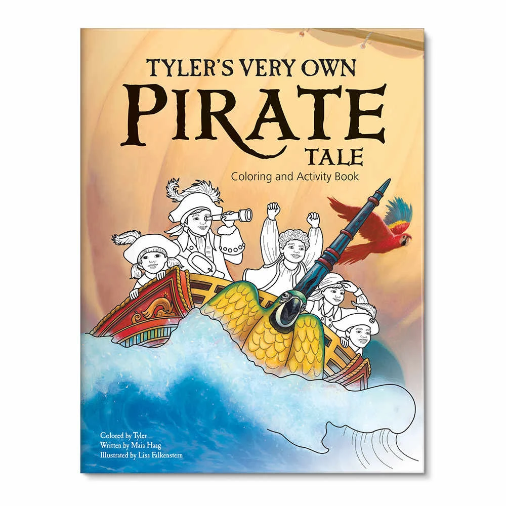 My very own pirate tale personalized coloring book i see me