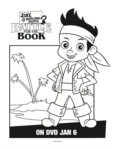 Jake and the neverland pirates coloring page