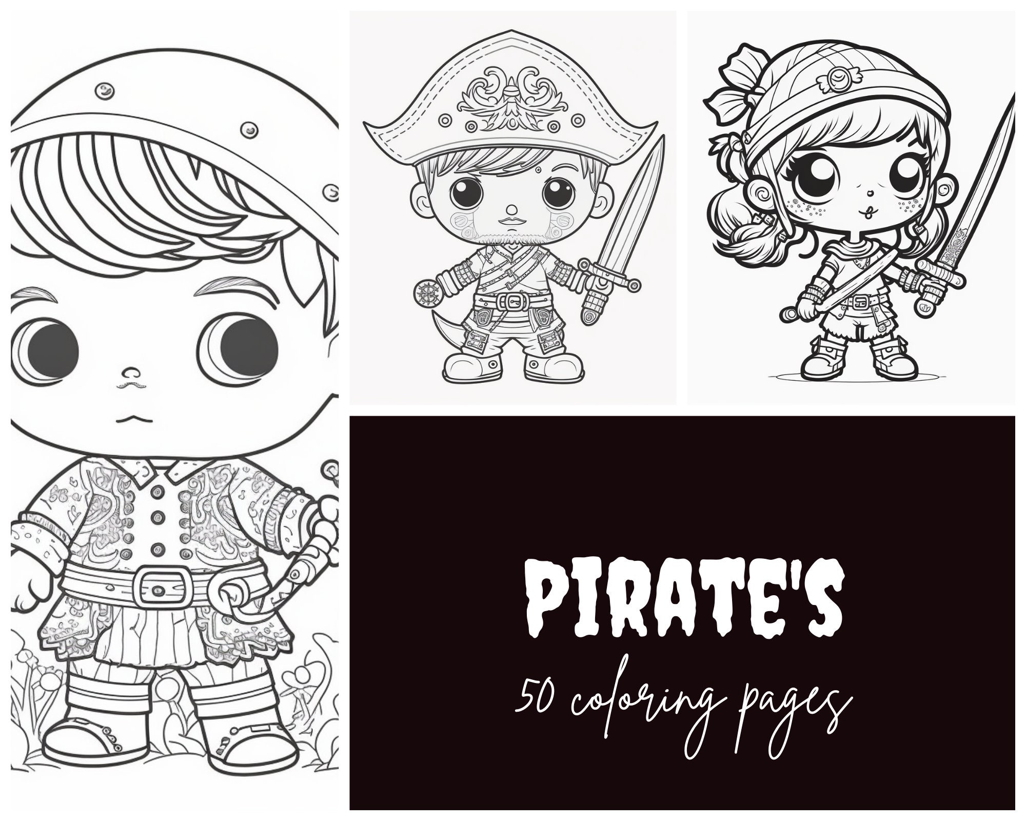 Coloring pages for kids coloring book pirates coloring page cute pirates coloring pages