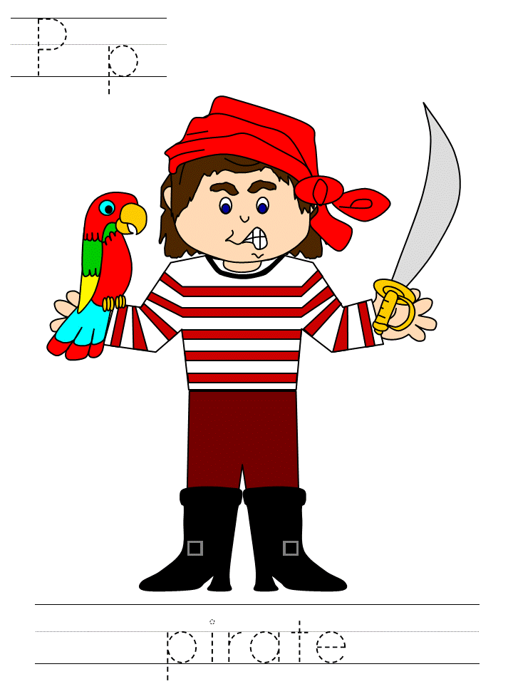 Pirates coloring pages