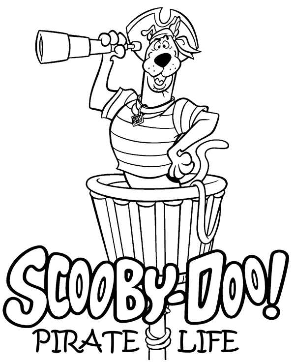 Cool scooby doo coloring page sheet