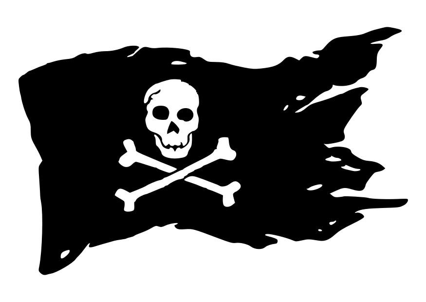 Coloring page jolly roger