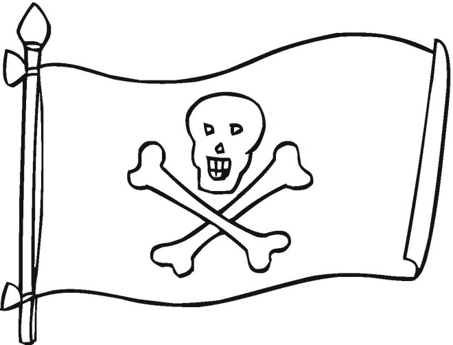 Free pirate coloring pages