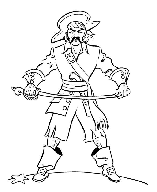 Bluebonkers caribbean pirates of the sea coloring pages